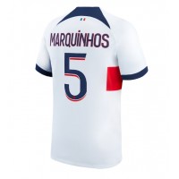 Paris Saint-Germain Marquinhos #5 Vonkajší futbalový dres 2023-24 Krátky Rukáv